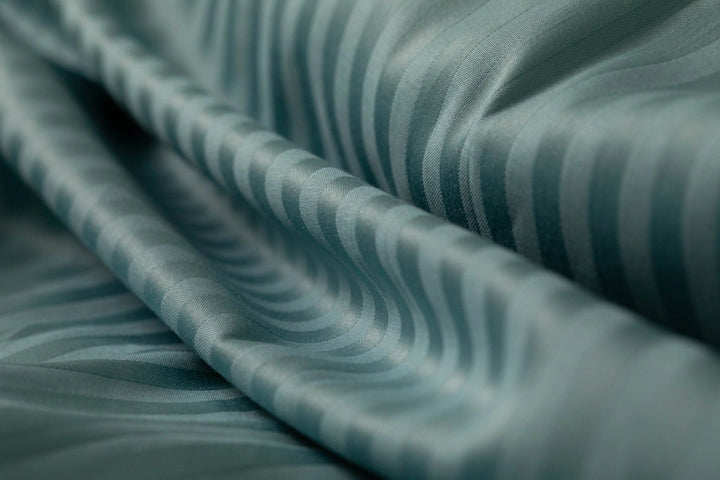 Green Striped Sateen from Supreme Rest