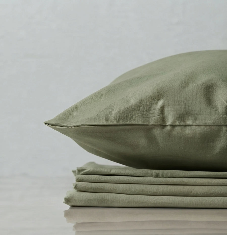 Комплект постільної білизни ранфорс "Зелений чай" від Supreme Rest