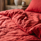 Комплект постельного белья вареный хлопок «Красная георгина» от Supreme Rest