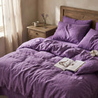 Supreme Rest "Fig Jam" Washed Cotton Bed Linen Set