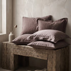Supreme Rest "Fig Jam" Washed Cotton Bed Linen Set