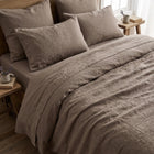 Supreme Rest "Fig Jam" Washed Cotton Bed Linen Set