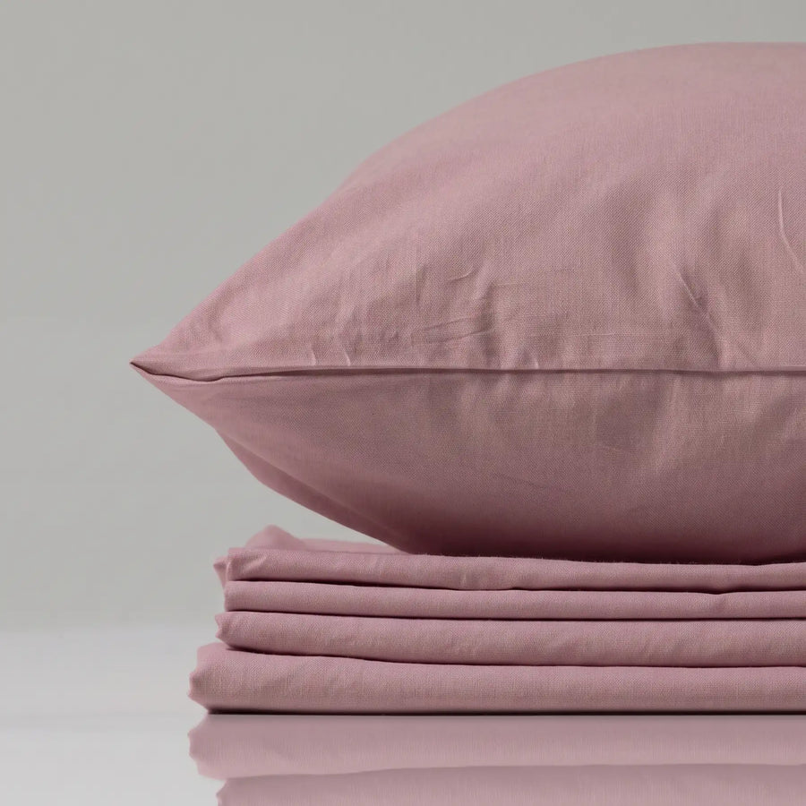 Supreme Rest "Fig Jam" Washed Cotton Bed Linen Set