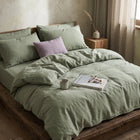 Supreme Rest "Fig Jam" Washed Cotton Bed Linen Set