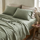 Supreme Rest "Fig Jam" Washed Cotton Bed Linen Set