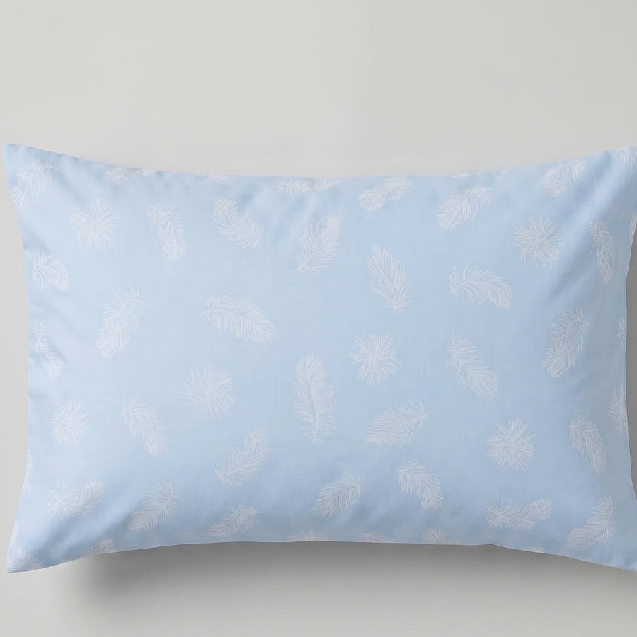 Подушка из лебяжьего эко-пуха «Сонное облачко», 50х70 см, голубая