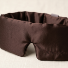 Supreme Rest Brown Silk Sleep Mask