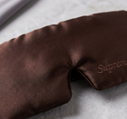 Supreme Rest Brown Silk Sleep Mask