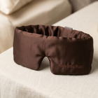 Supreme Rest Brown Silk Sleep Mask